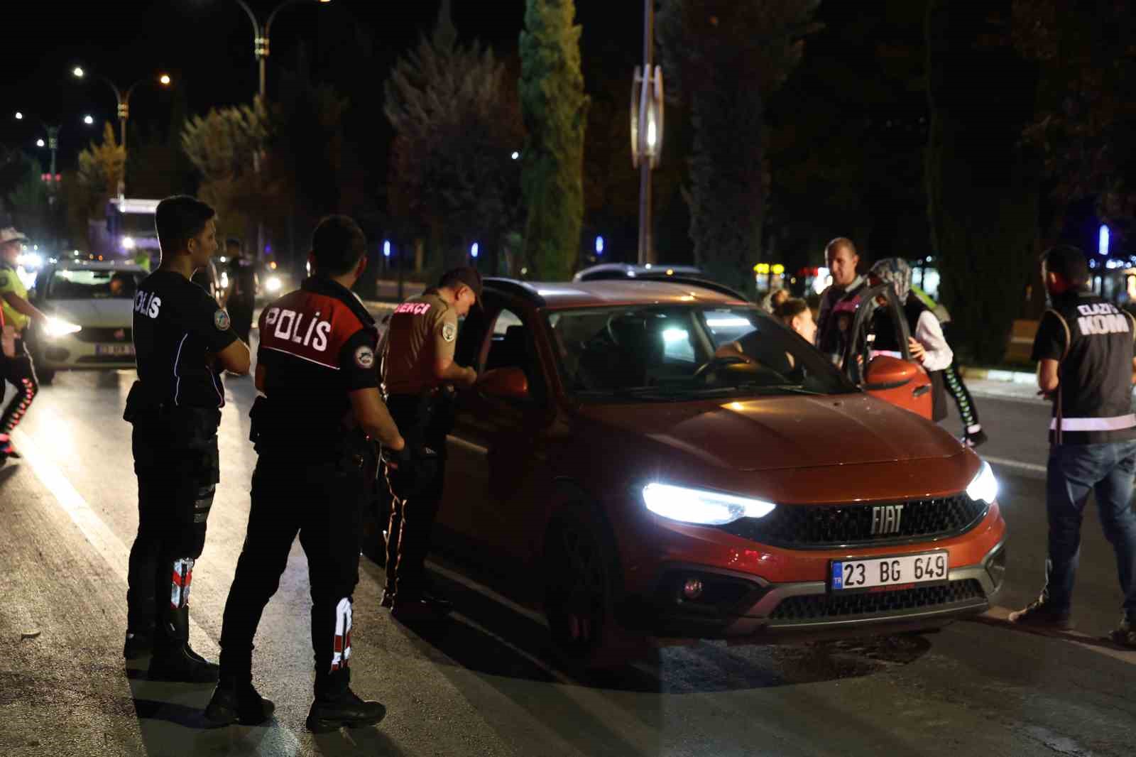Elazığ’da geniş kapsamlı asayiş uygulaması
