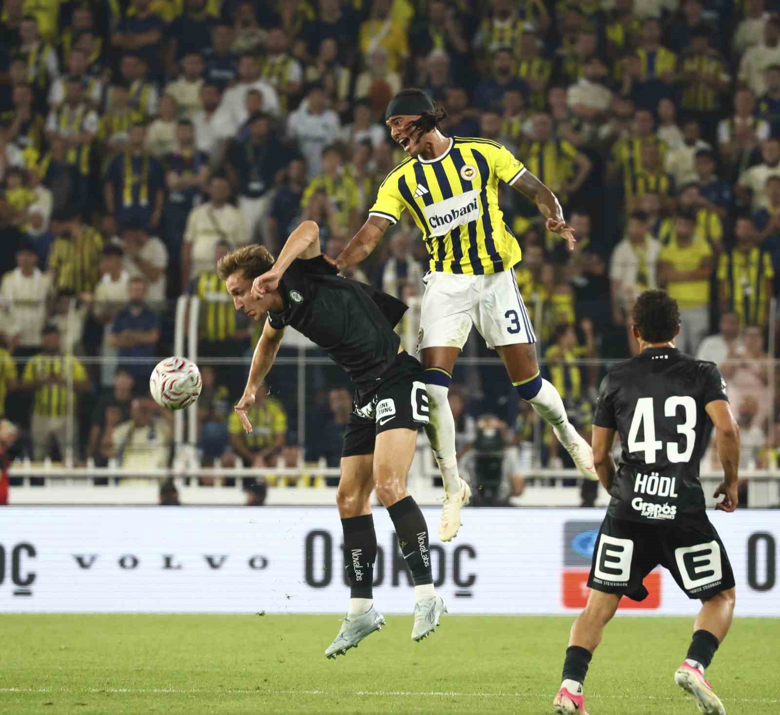 UEFA Şampiyonlar Ligi: Fenerbahçe: 2 - Sturm Graz: 0 (Maç sonucu)