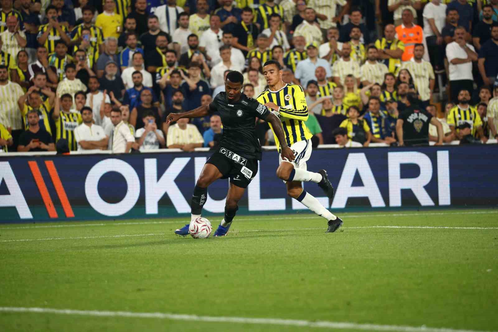UEFA Şampiyonlar Ligi: Fenerbahçe: 2 - Sturm Graz: 0 (Maç sonucu)