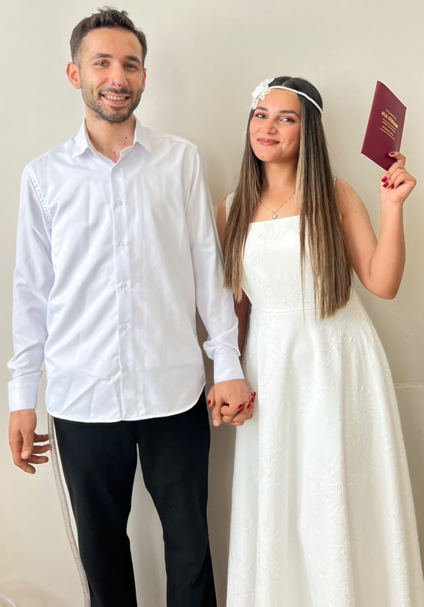 Nikah masası hastane odasına kuruldu
