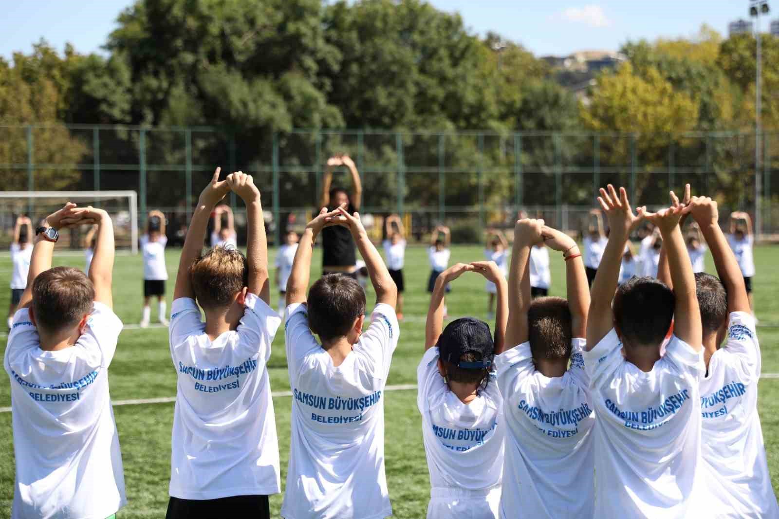 Samsun’da çocukların enerjisi sahalara taştı: 11 branşta ücretsiz spor eğitimi
