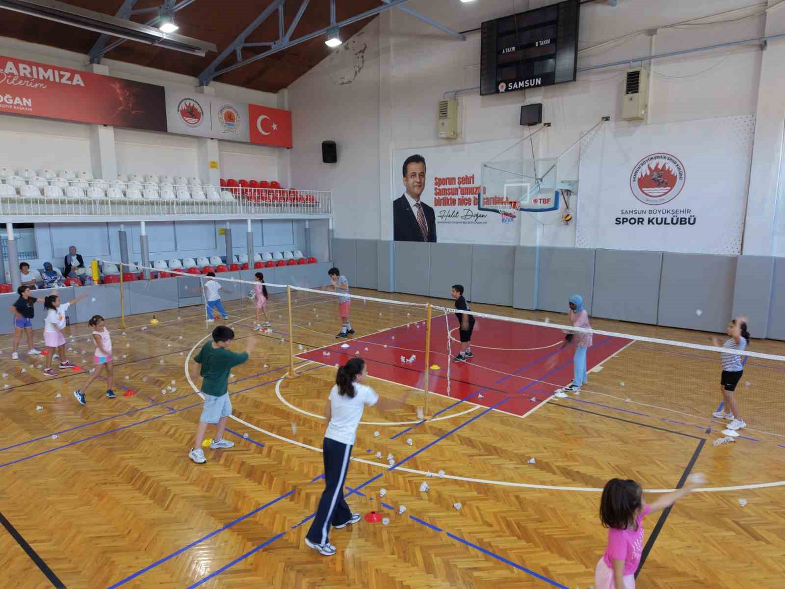 Samsun’da çocukların enerjisi sahalara taştı: 11 branşta ücretsiz spor eğitimi