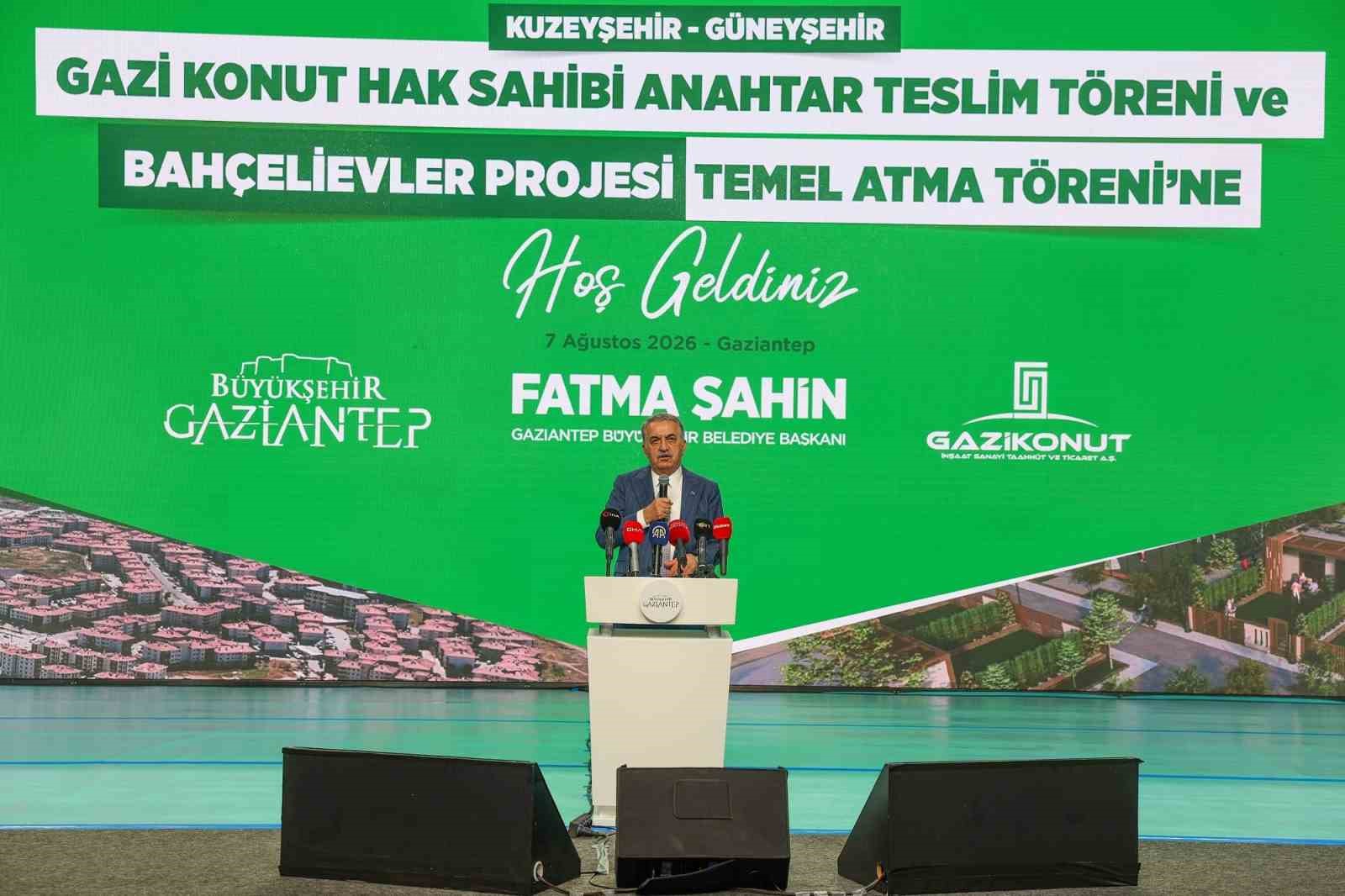 Gaziantep’te konut seferberliğinde yeni aşama