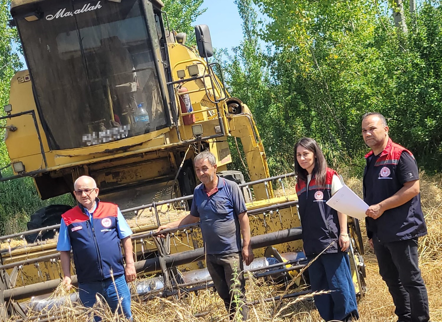 Eğirdir’de biçerdöverlere sıkı denetim