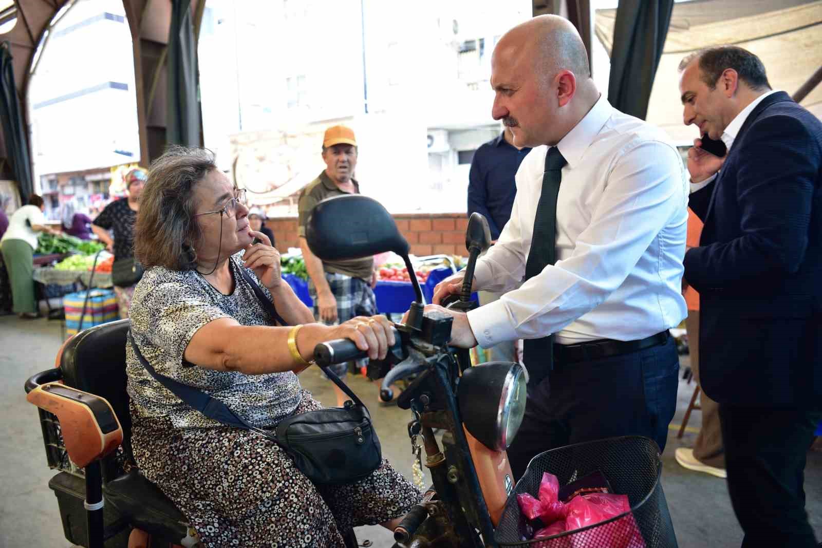 Aydın Valisi Osman Varol, Çine’de esnaf ve vatandaşlarla buluştu