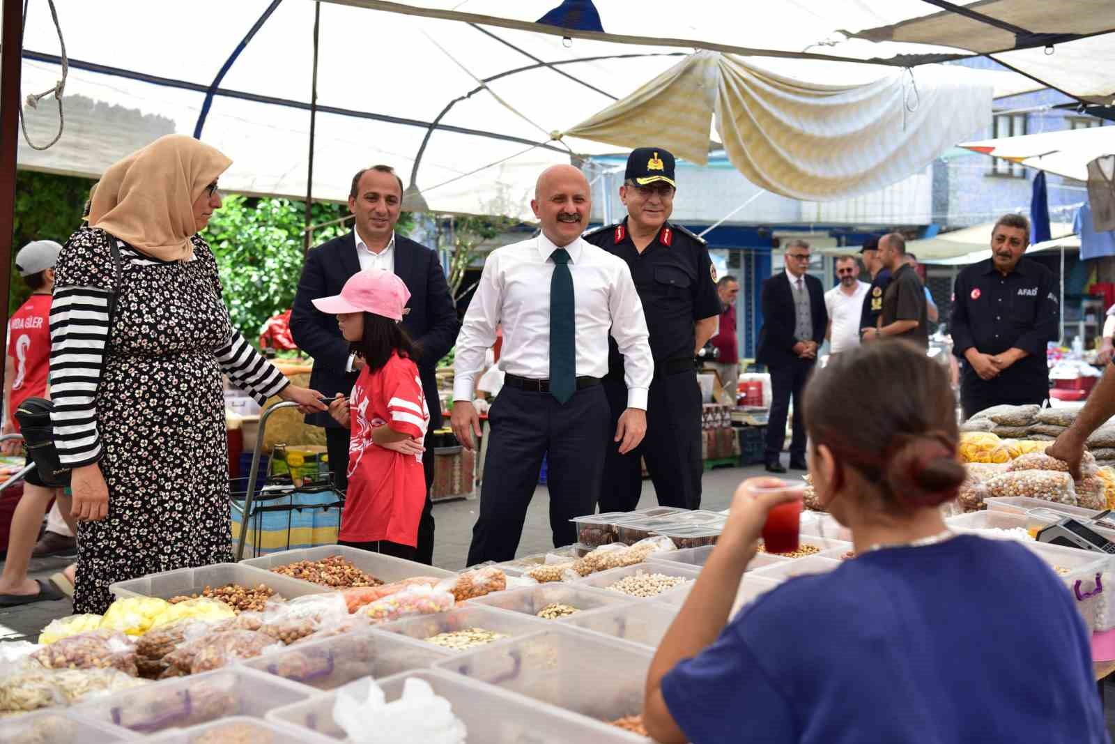 Aydın Valisi Osman Varol, Çine’de esnaf ve vatandaşlarla buluştu