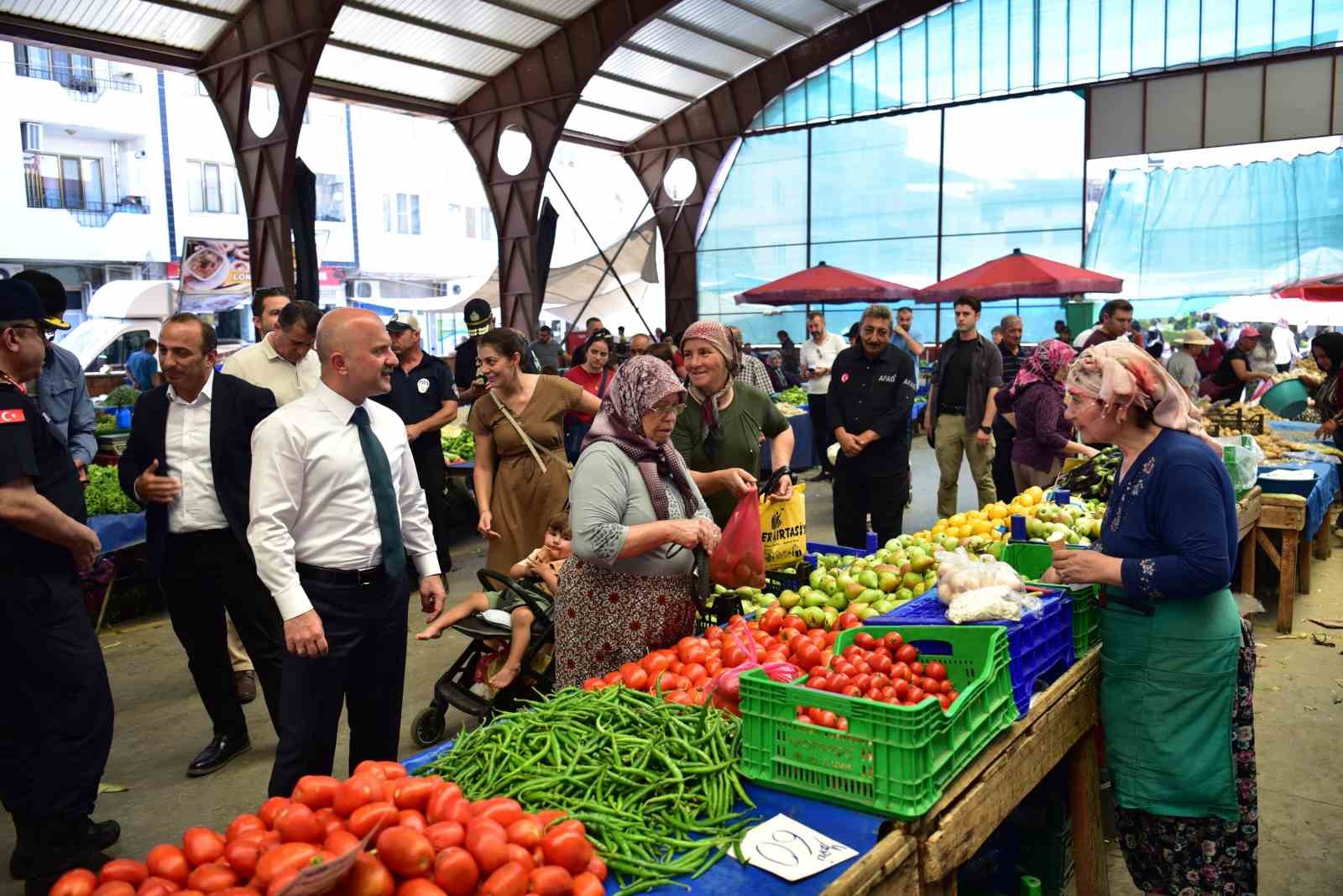 Aydın Valisi Osman Varol, Çine’de esnaf ve vatandaşlarla buluştu