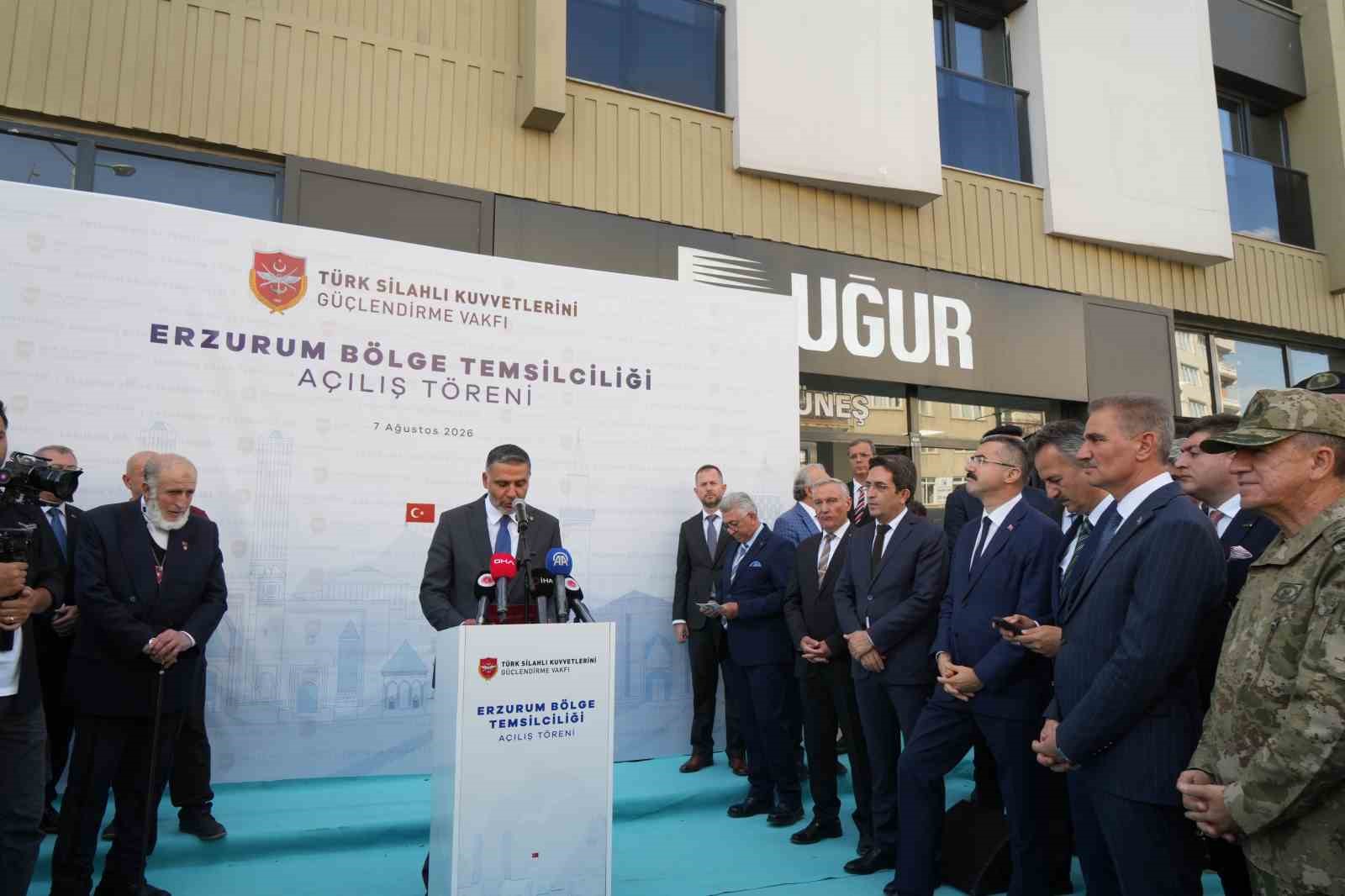TSKGV Erzurum Bölge Temsilciliği açıldı