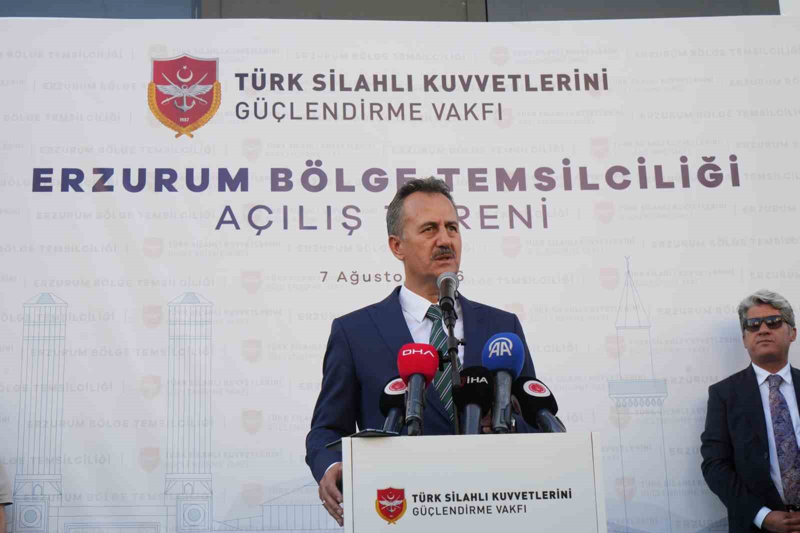 TSKGV Erzurum Bölge Temsilciliği açıldı
