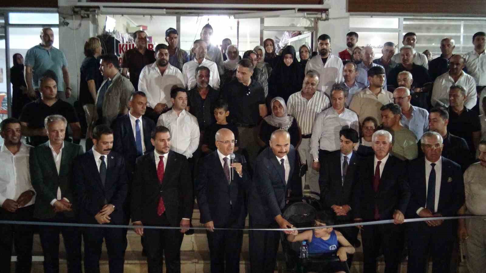Bakan Şimşek, Gercüş’te toplu açılış törenine katıldı