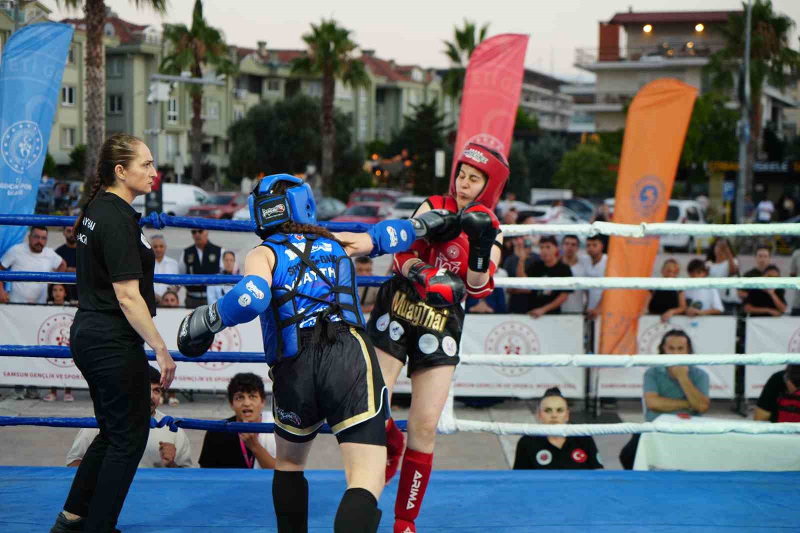 İller Arası Muay Thai Açık Hava Turnuvası Samsun’da başladı