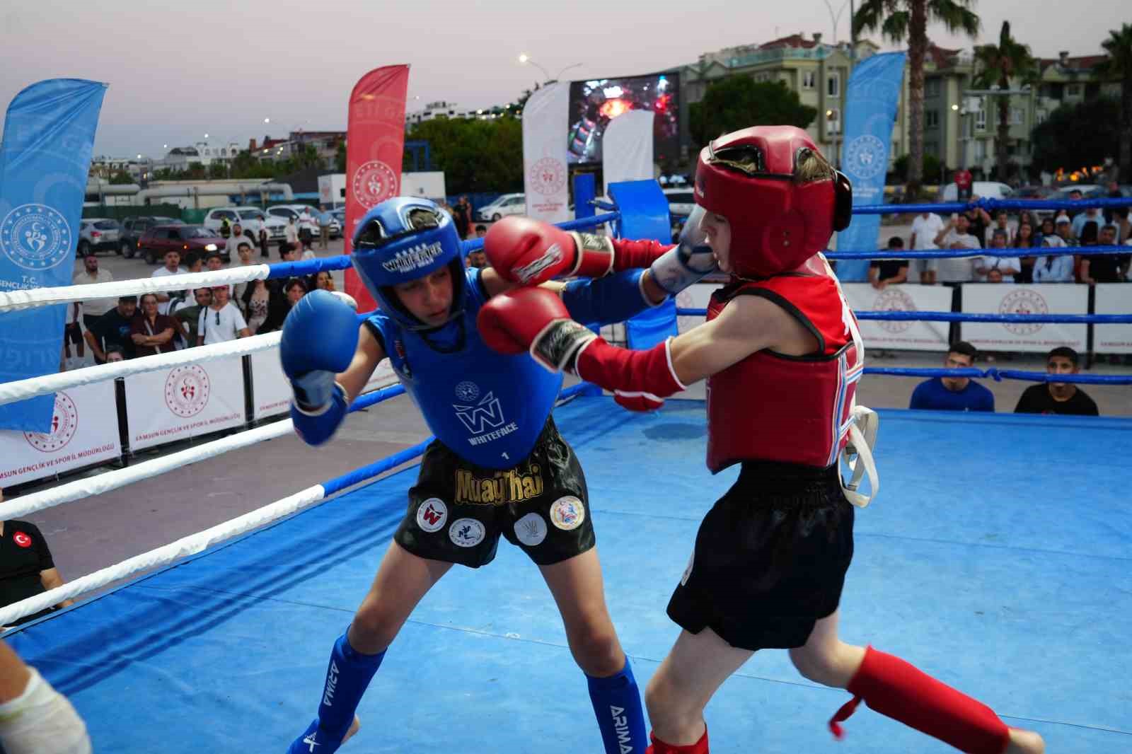 İller Arası Muay Thai Açık Hava Turnuvası Samsun’da başladı