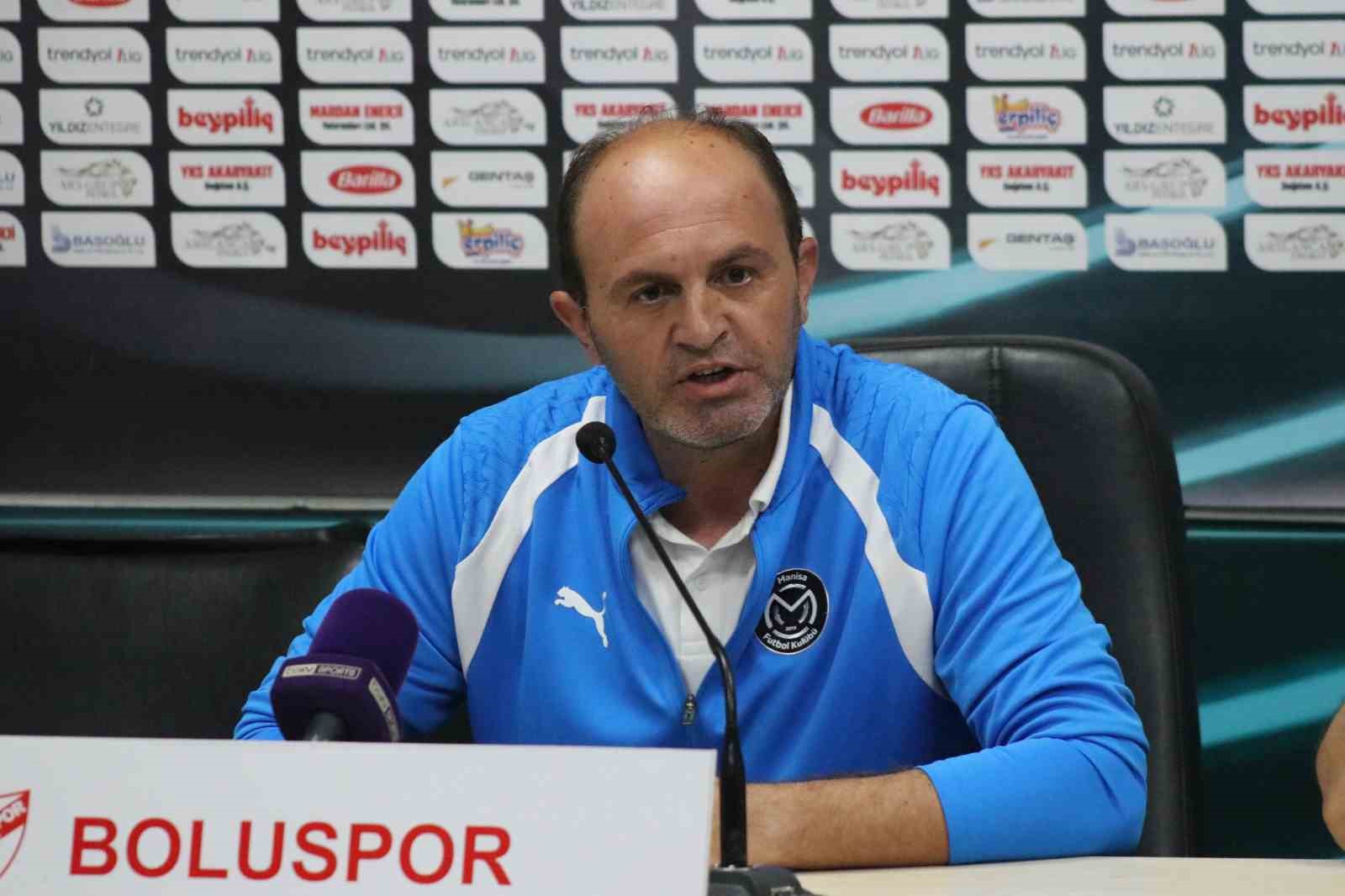 Boluspor-Manisa FK maçının ardından