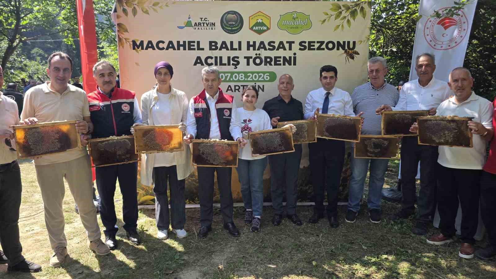 UNESCO korumasındaki Macahel’de bal hasadı başladı