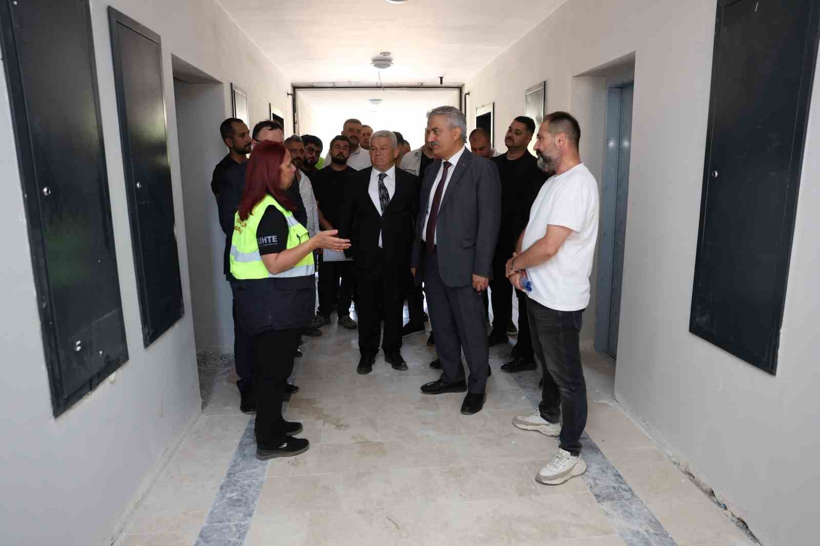 Düzce’de TOKİ konutları hızla yükseliyor