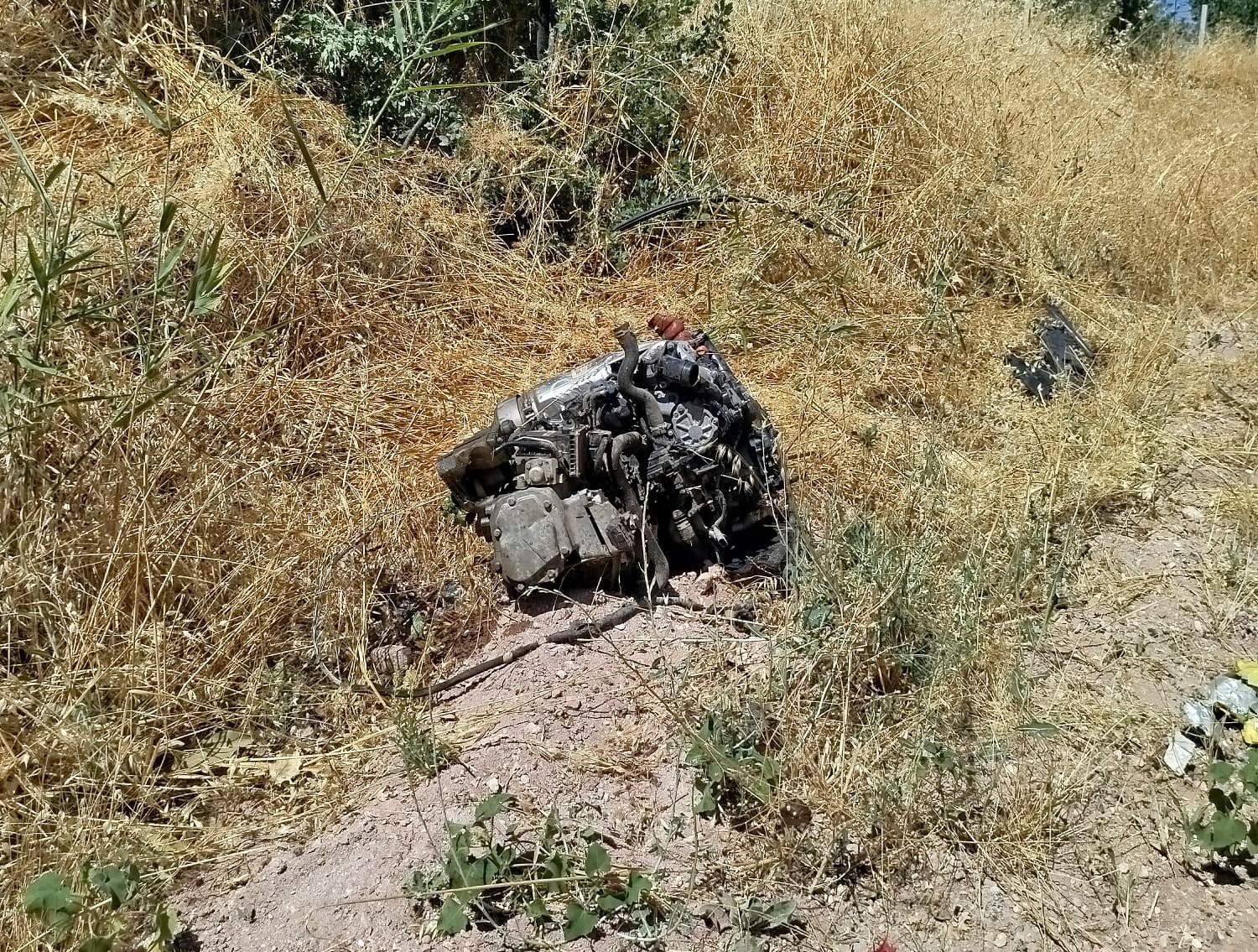 Malatya’da otomobil menfeze çarptı: 1 ağır yaralı