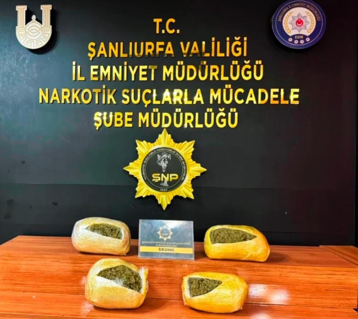 Şanlıurfa’da uyuşturucu operasyonunda 3 tutuklama