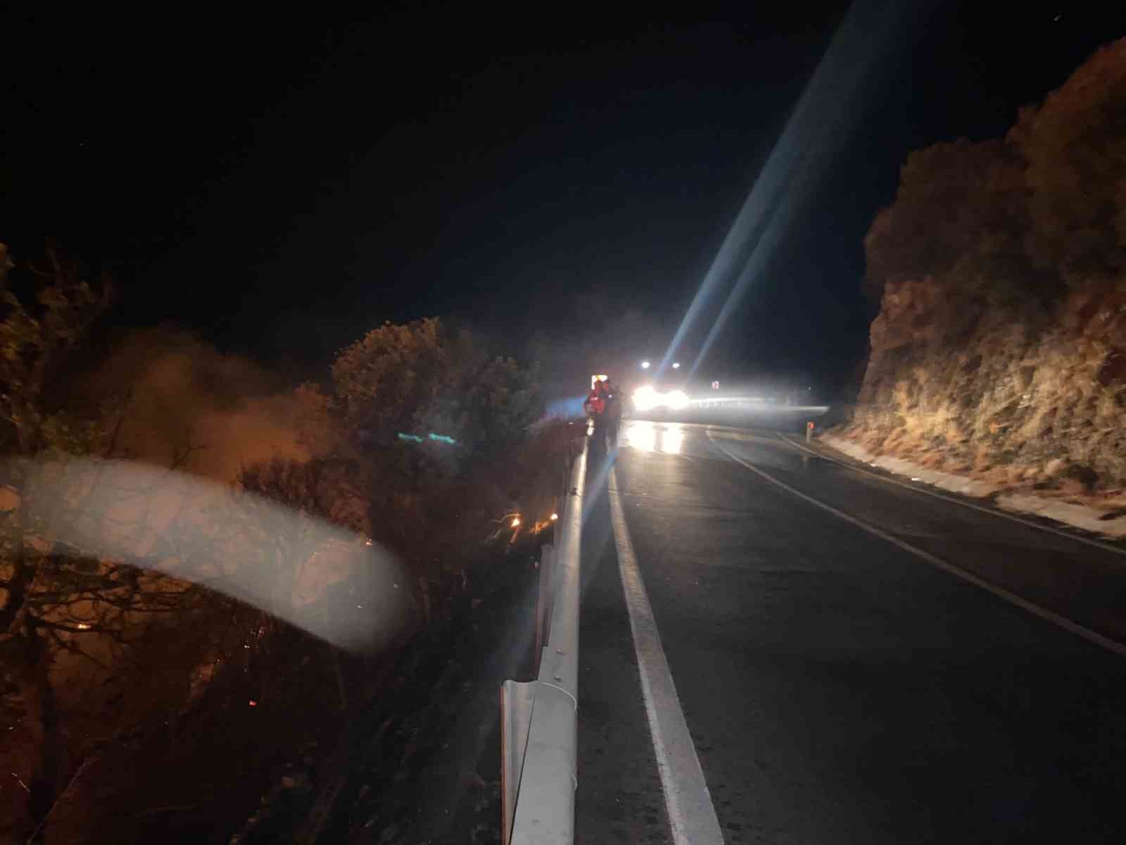 Gazipaşa’da makilik alanda yangın