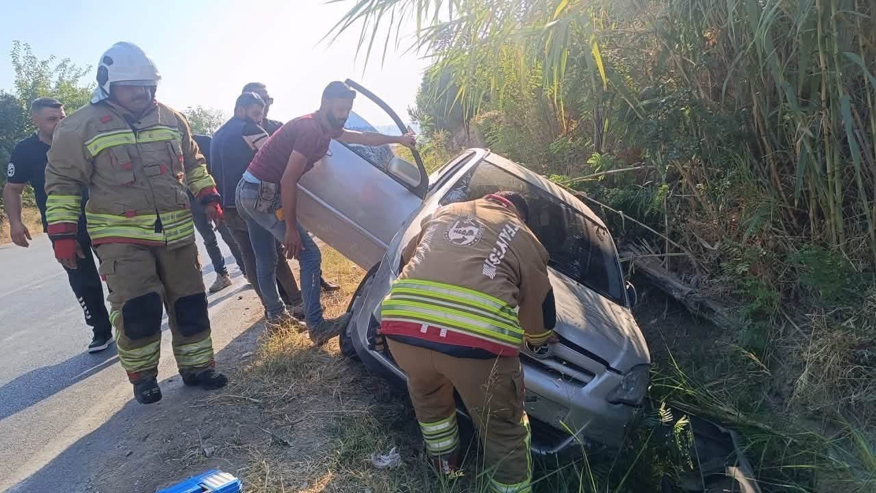Kırıkhan’da trafik kazası: 1 yaralı
