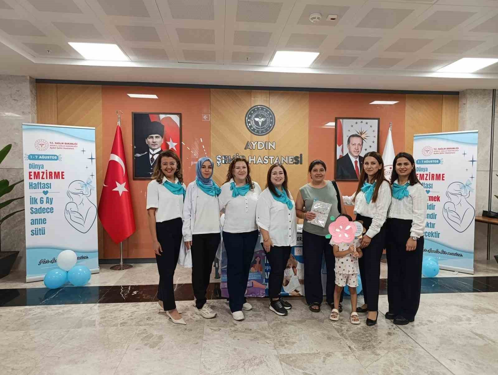 Aydın Şehir Hastanesi’nde anne sütünün önemine dikkat çekildi