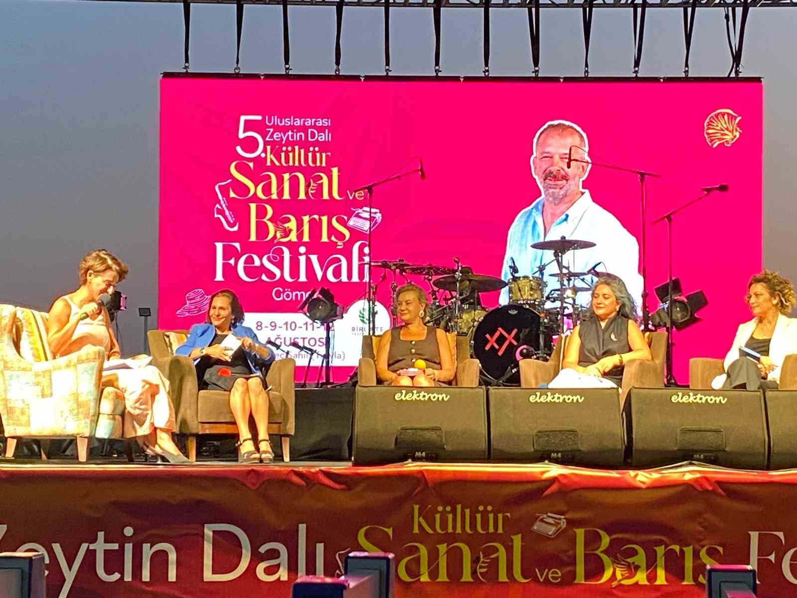 Gömeç’te 5. Uluslararası Zeytindalı Kültür Sanat ve Barış Festivali başladı
