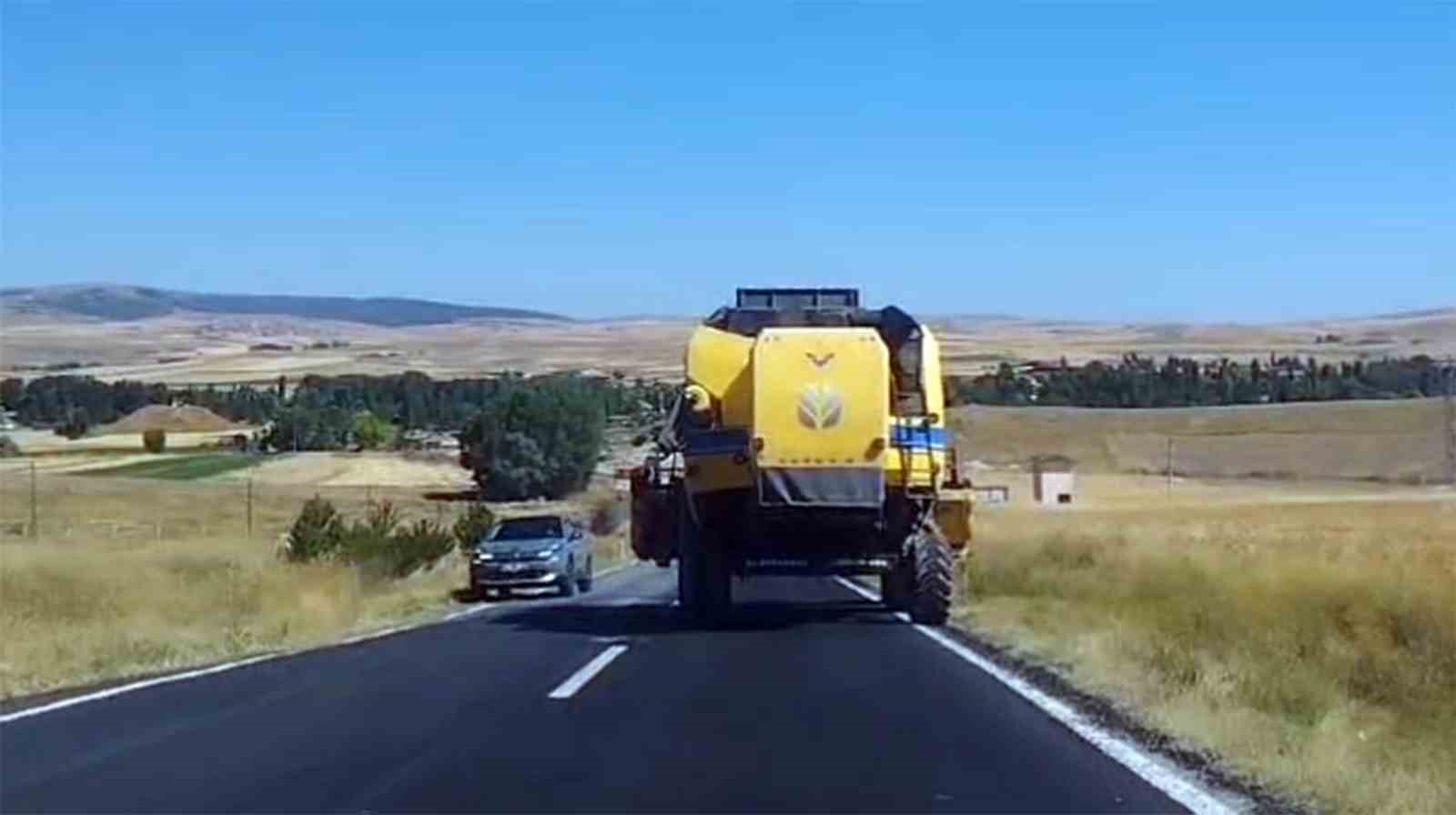 Yozgat’ta hasat sezonuyla birlikte trafikte yoğunluk arttı