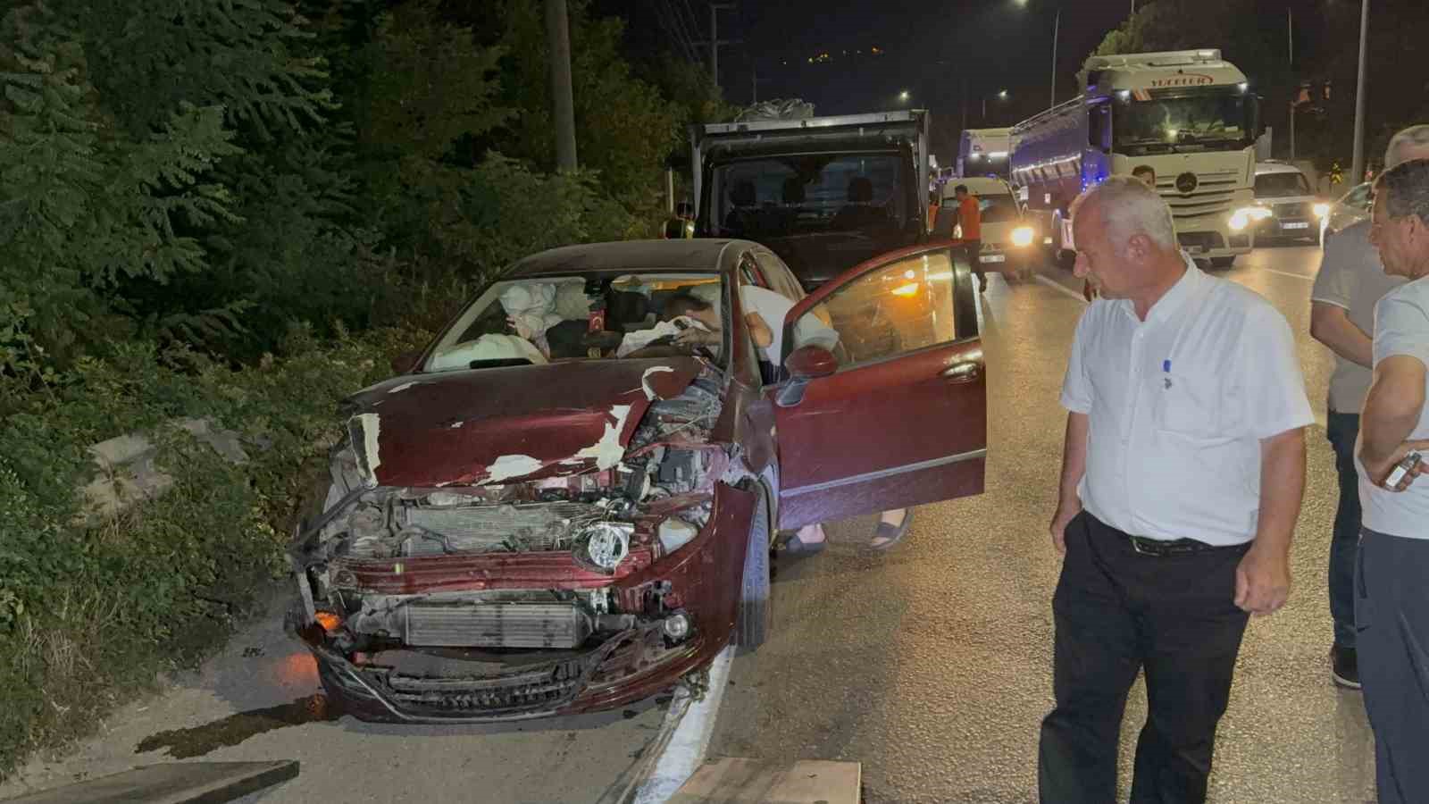 Samsun’da 4 araçlı zincirleme kaza: 5 yaralı
