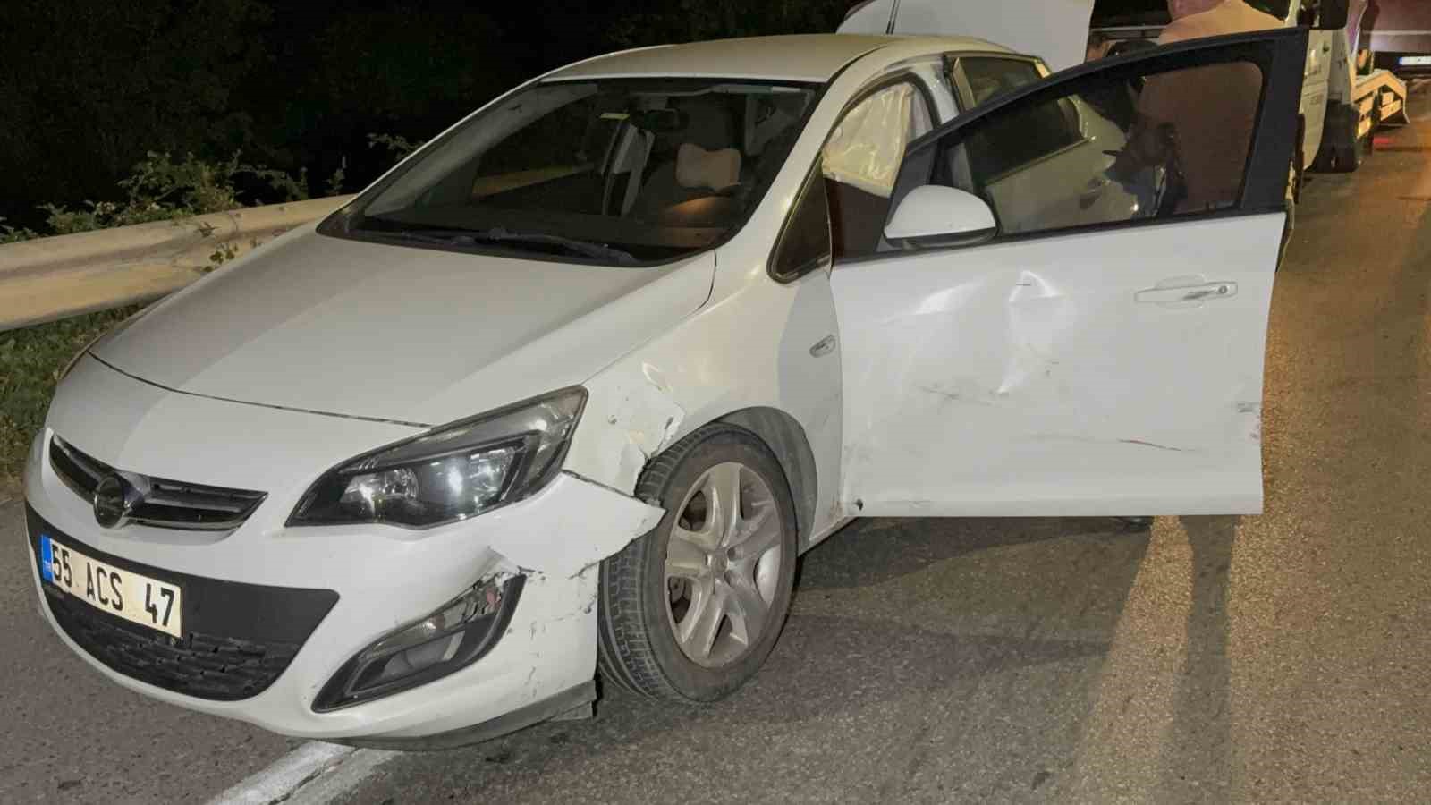 Samsun’da 4 araçlı zincirleme kaza: 5 yaralı