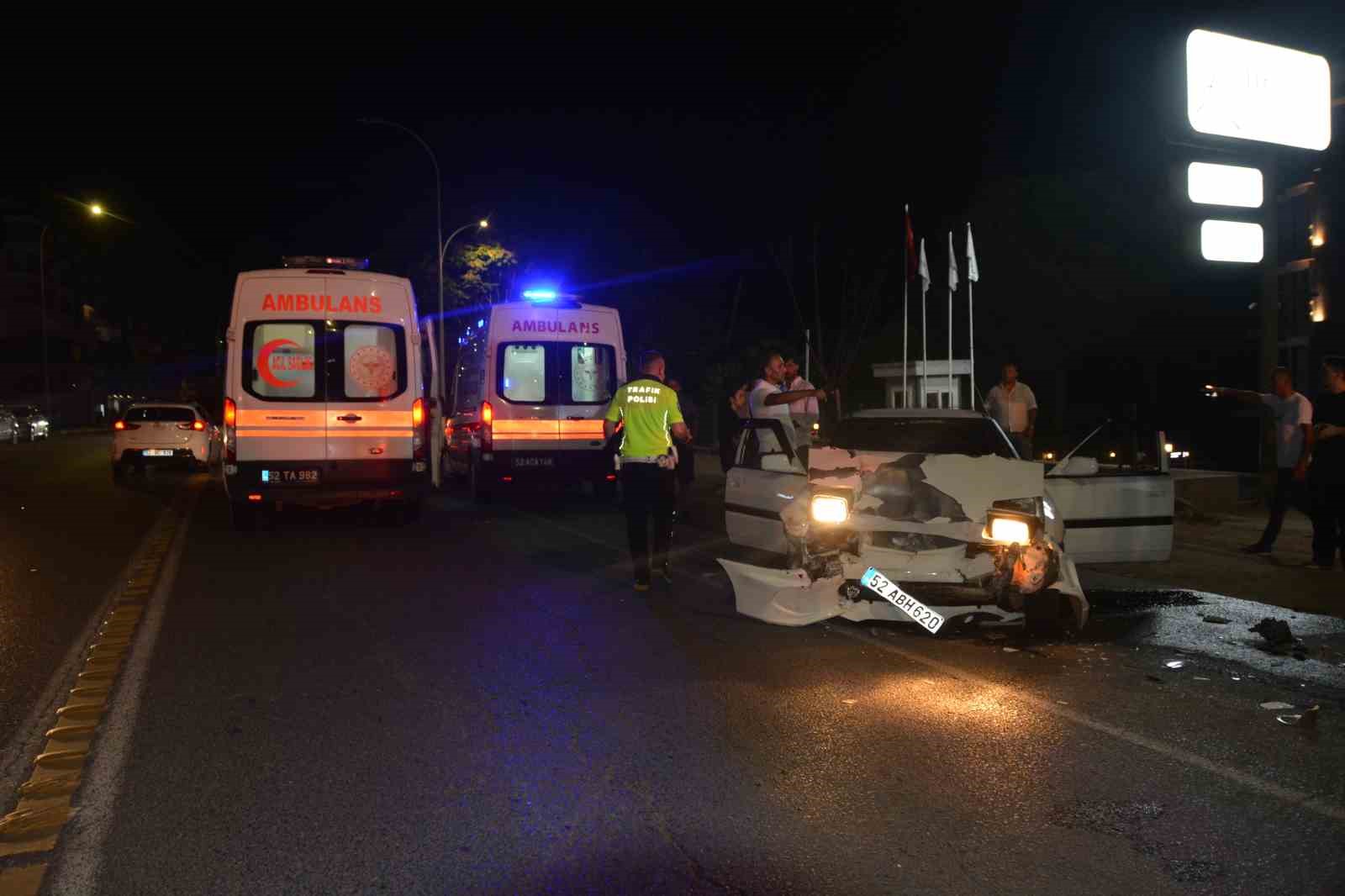 Ordu’da zincirleme kaza: 4 yaralı