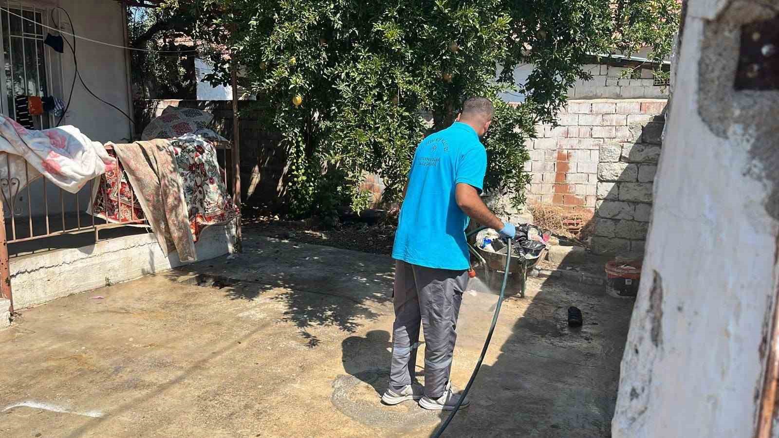 Germencik’te haşere ve zararlılara karşı etkin mücadele