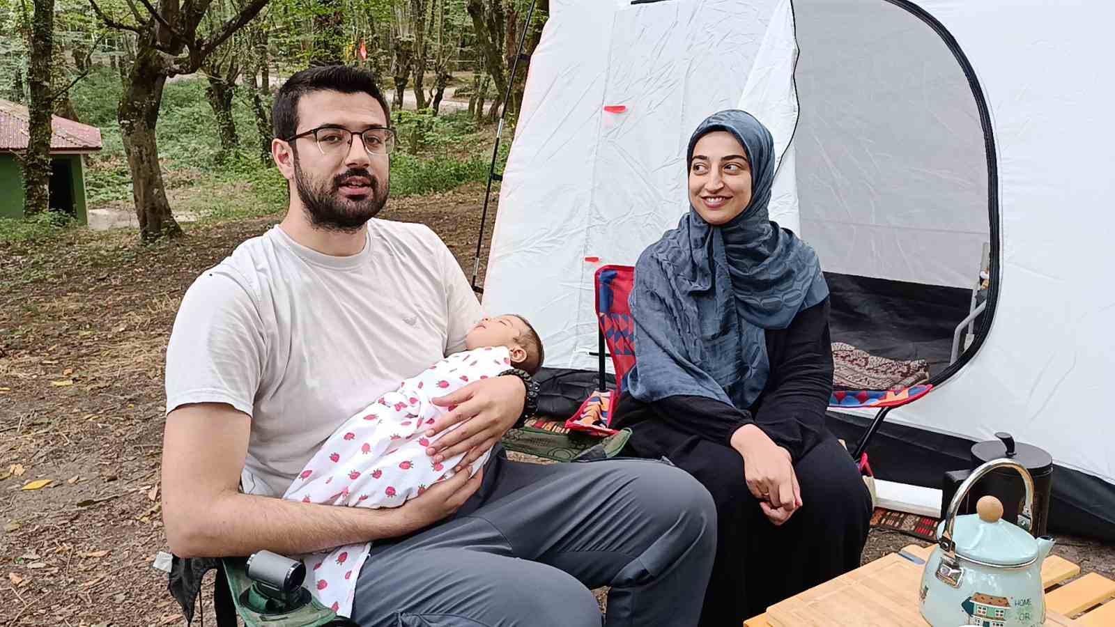 Bolulu Elif bebek ilk kampını Bartın’da yaptı