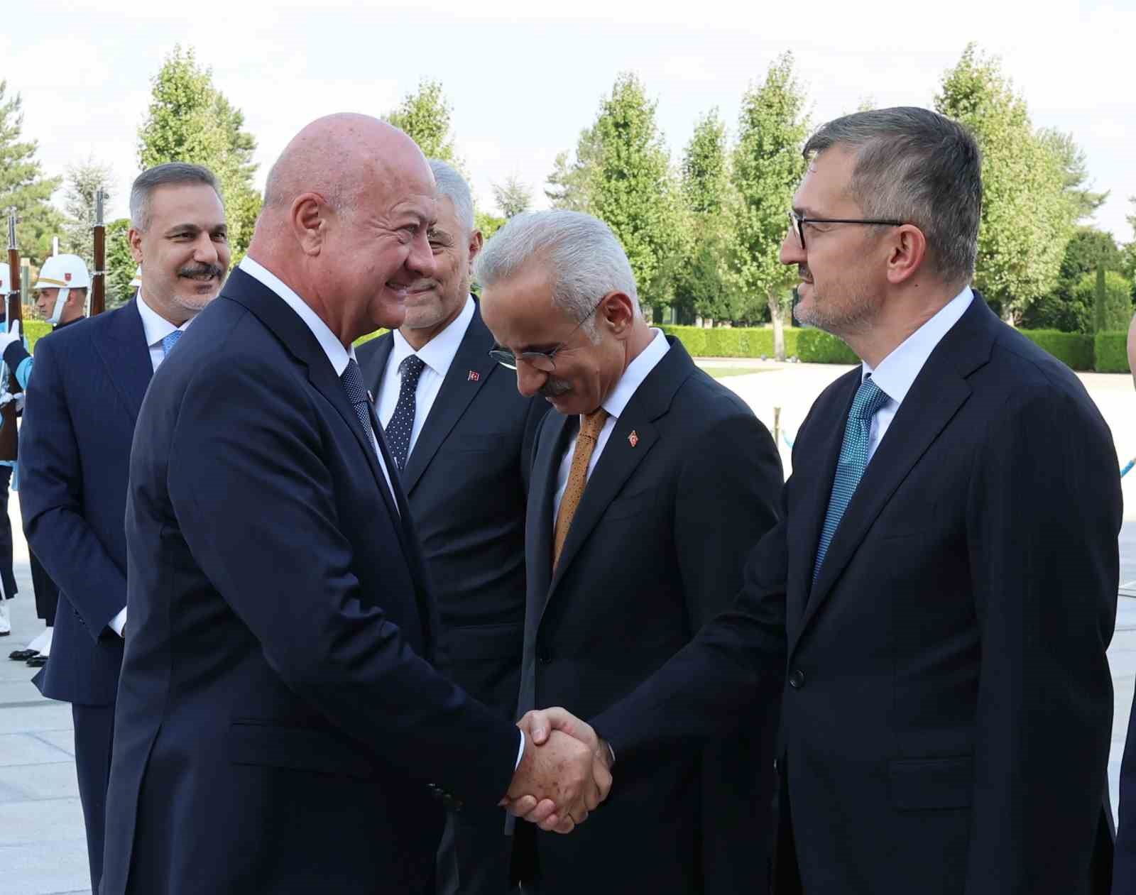 Cumhurbaşkanı Erdoğan, Avusturya Şansölyesi Christian Stocker’i törenle karşıladı