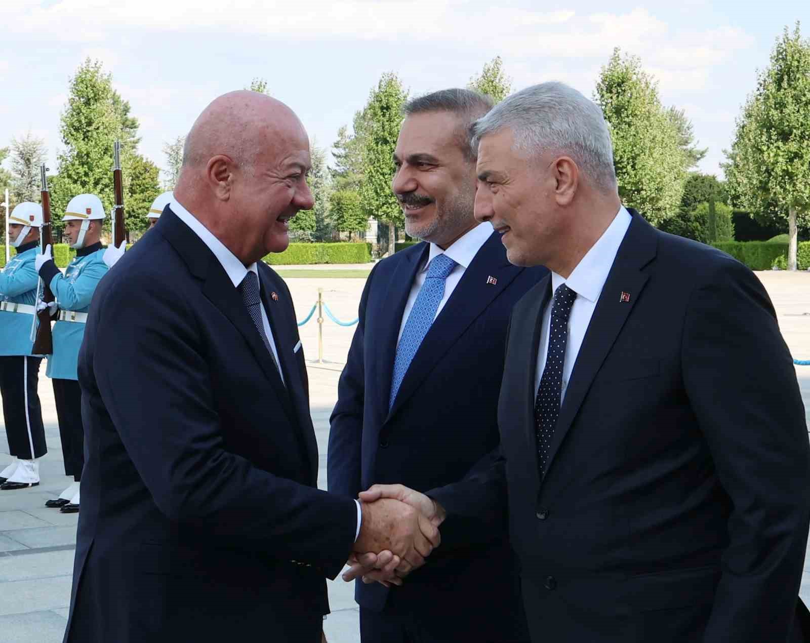 Cumhurbaşkanı Erdoğan, Avusturya Şansölyesi Christian Stocker’i törenle karşıladı
