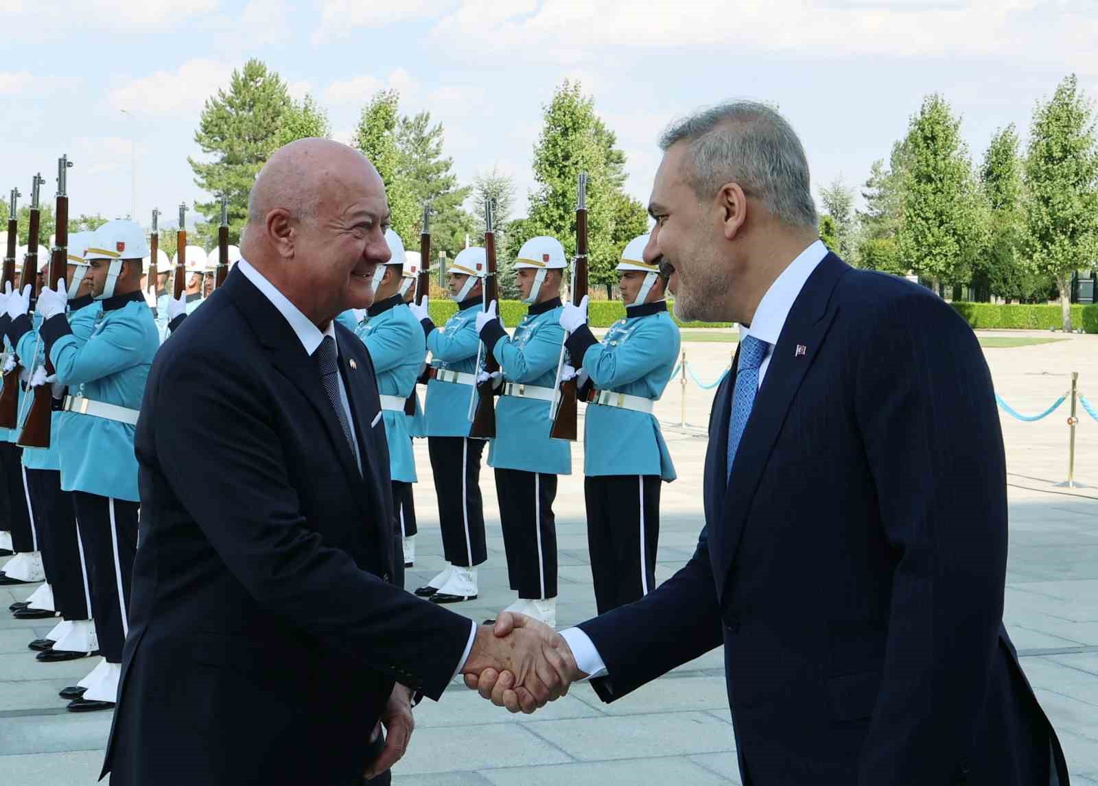 Cumhurbaşkanı Erdoğan, Avusturya Şansölyesi Christian Stocker’i törenle karşıladı