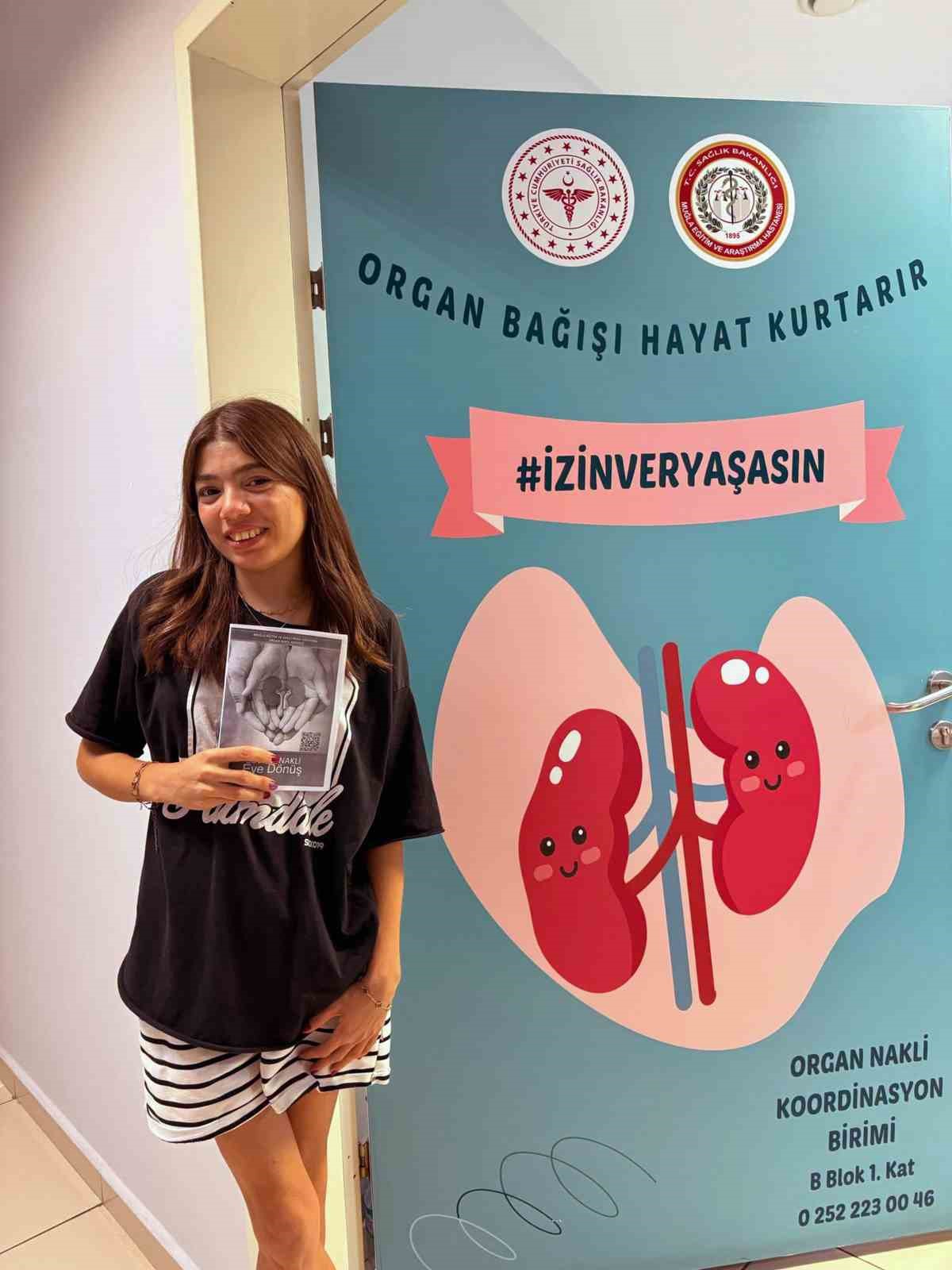 19 yaşındaki Selenay diyalizden kurtuldu