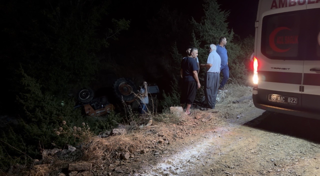 Osmaniye’de traktör dereye yuvarlandı: 2 ölü
