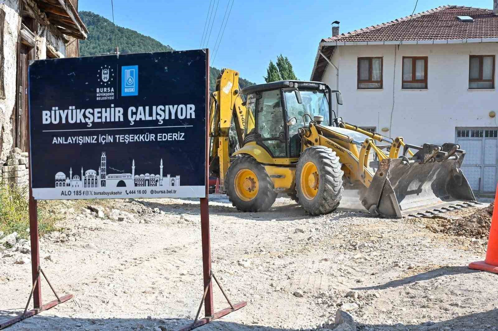 Bursa’da kırsal mahallelerin altyapısı güçleniyor
