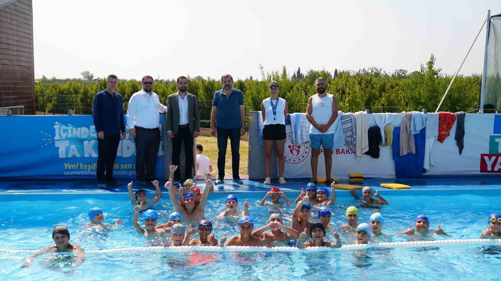 Gürsulu çocuklara ücretsiz yüzme kursu