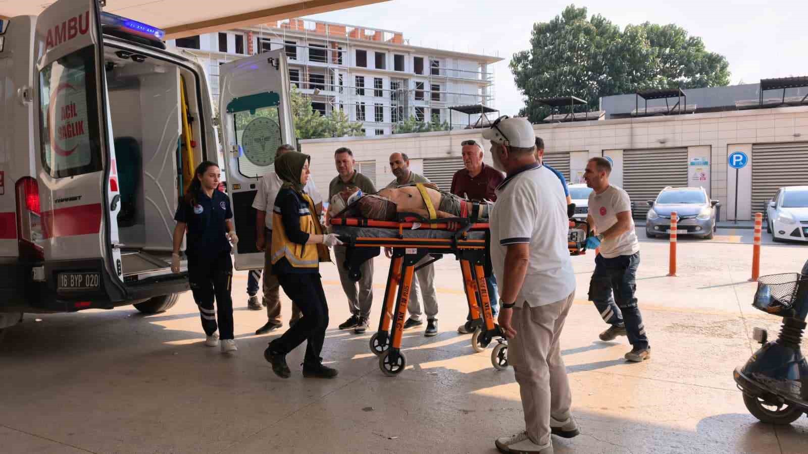 Bursa’da feci traktör kazası: Traktör 50 metrelik uçuruma yuvarlandı
