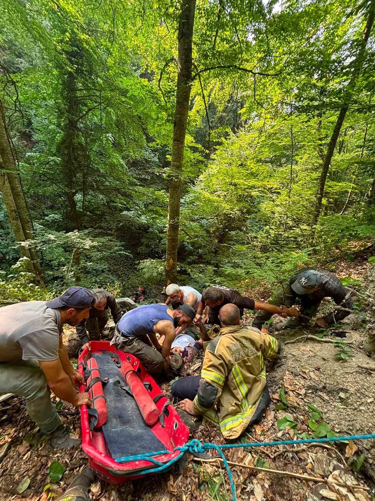Bursa’da feci traktör kazası: Traktör 50 metrelik uçuruma yuvarlandı