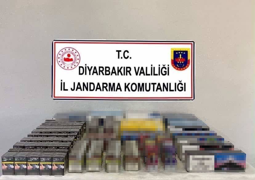 Diyarbakır’da çok sayıda gümrük kaçağı malzeme ele geçirildi