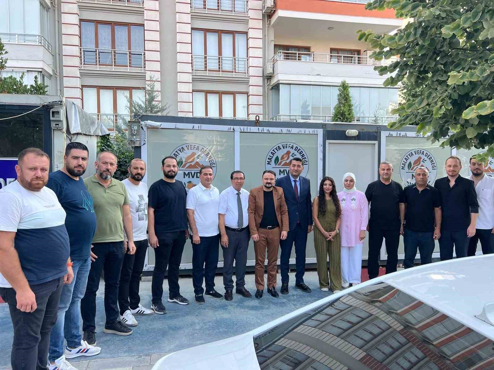 Mahmut Boyraz’dan Malatya Vefa Derneği’ne ziyaret
