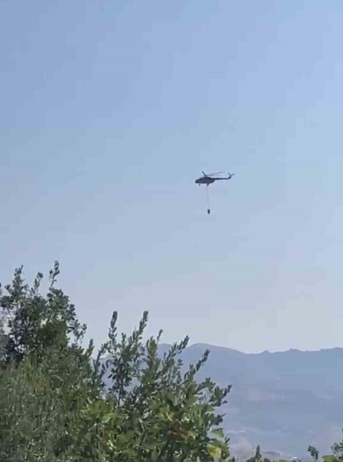 Gerger’de orman yangını