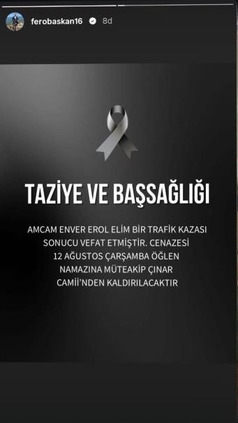 Kestel Belediye Başkanının trafik kazasında hayatını kaybeden amcası son yolculuğuna uğurlandı