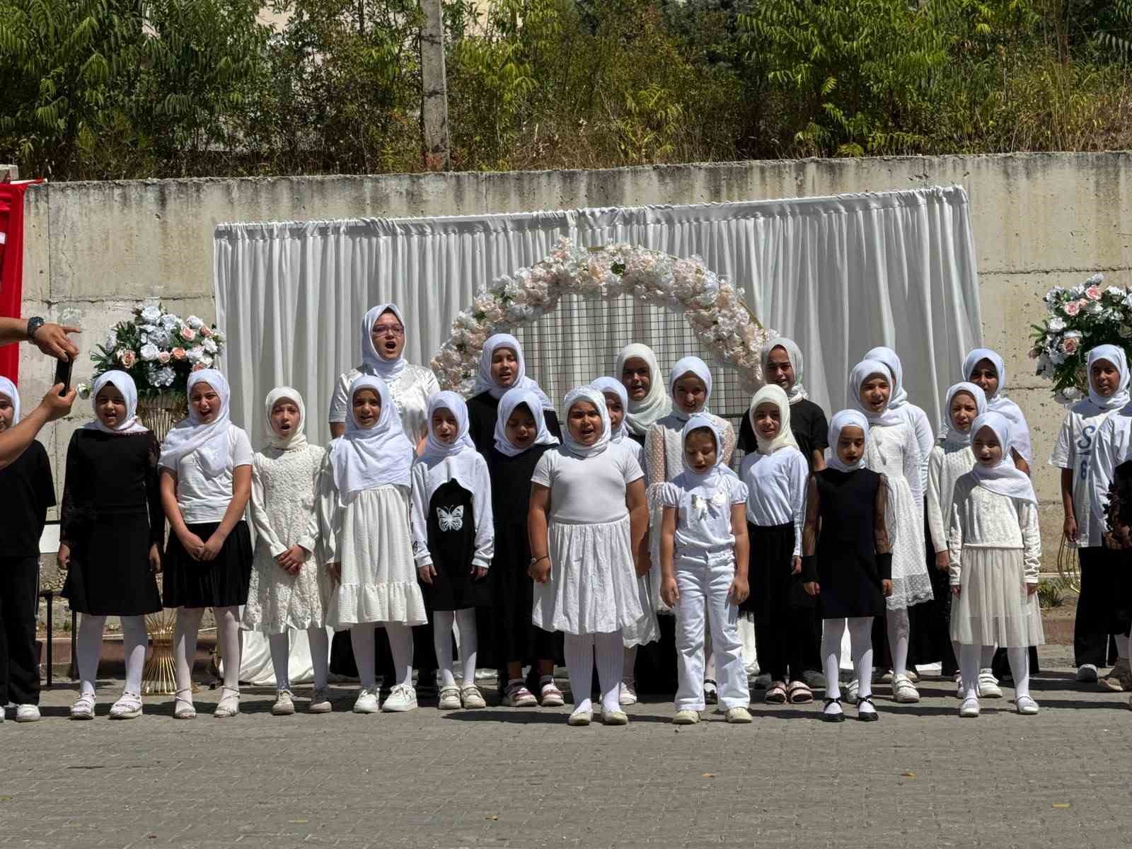 Hanönü’nde Kur’an kursunu tamamlayan çocuklar için tören düzenlendi