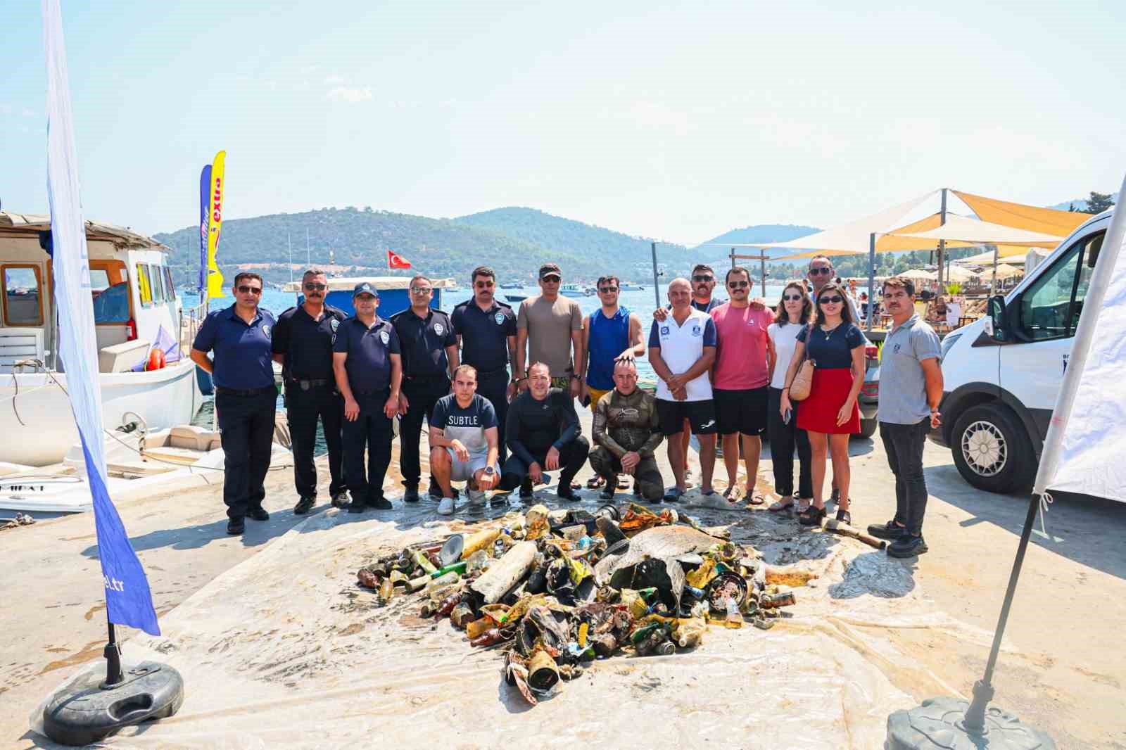 Gölköy’de deniz dibi temizliği