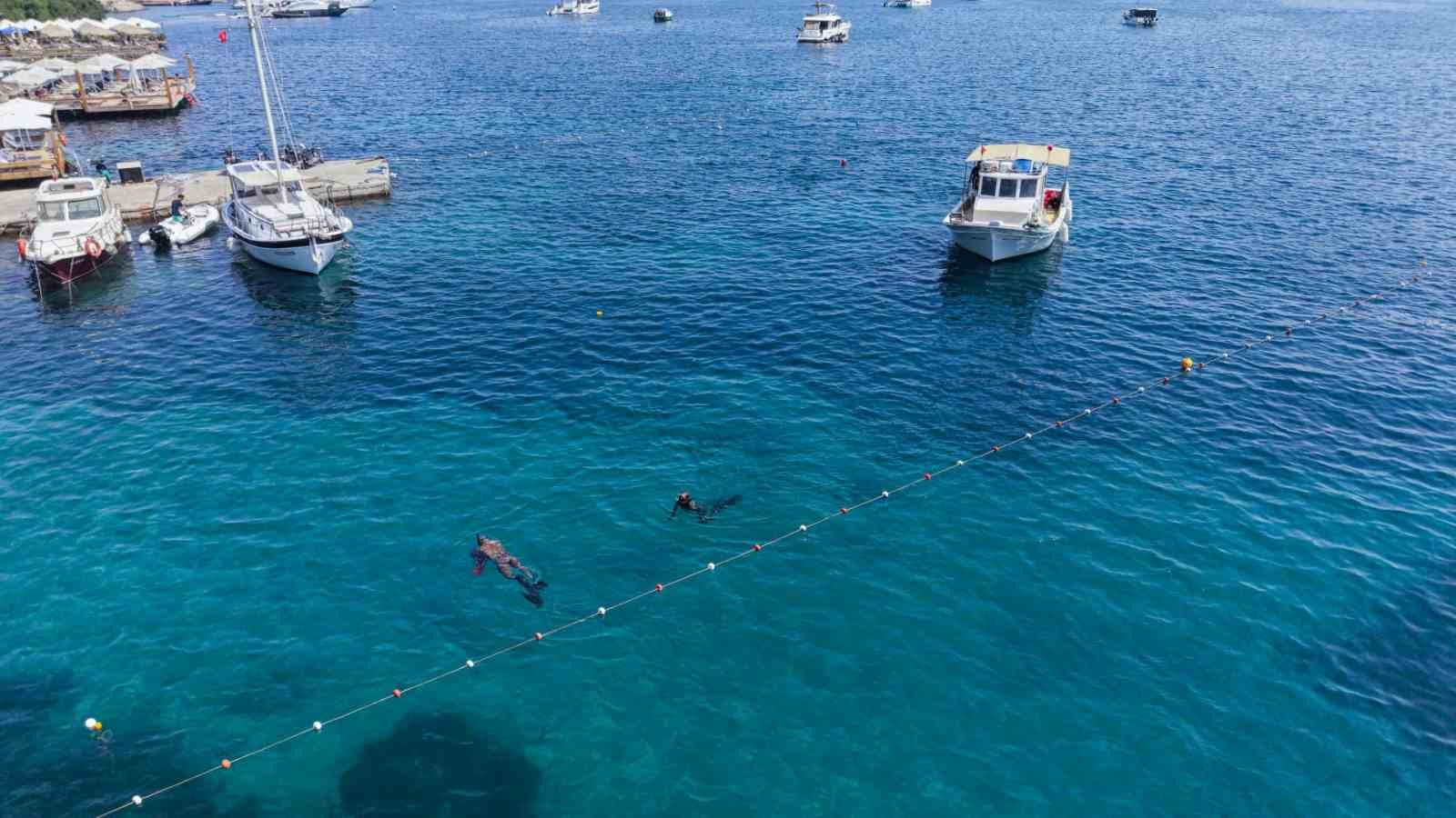 Gölköy’de deniz dibi temizliği