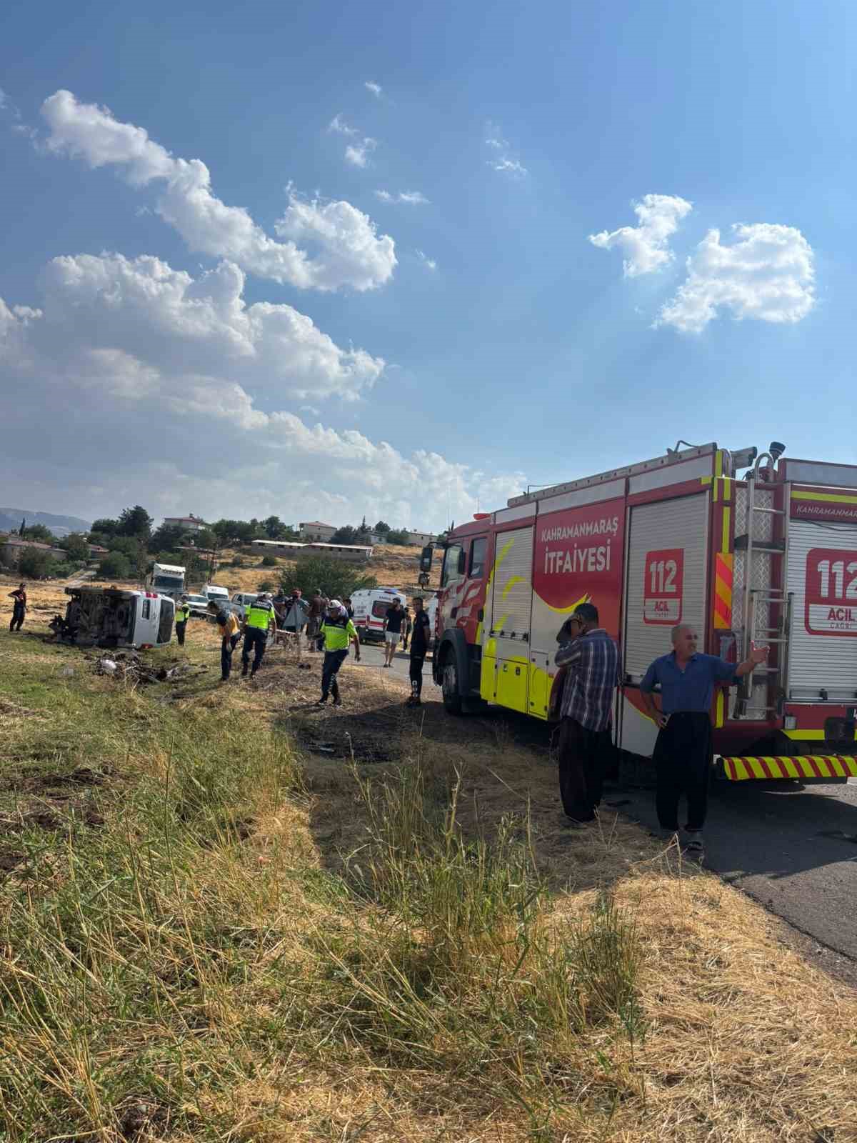 Kahramanmaraş’ta trafik kazası: 1 ölü