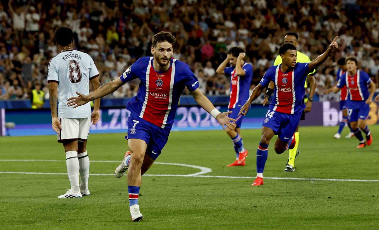Paris Saint-Germain, üst üste ikinci kez UEFA Süper Kupa’nın sahibi