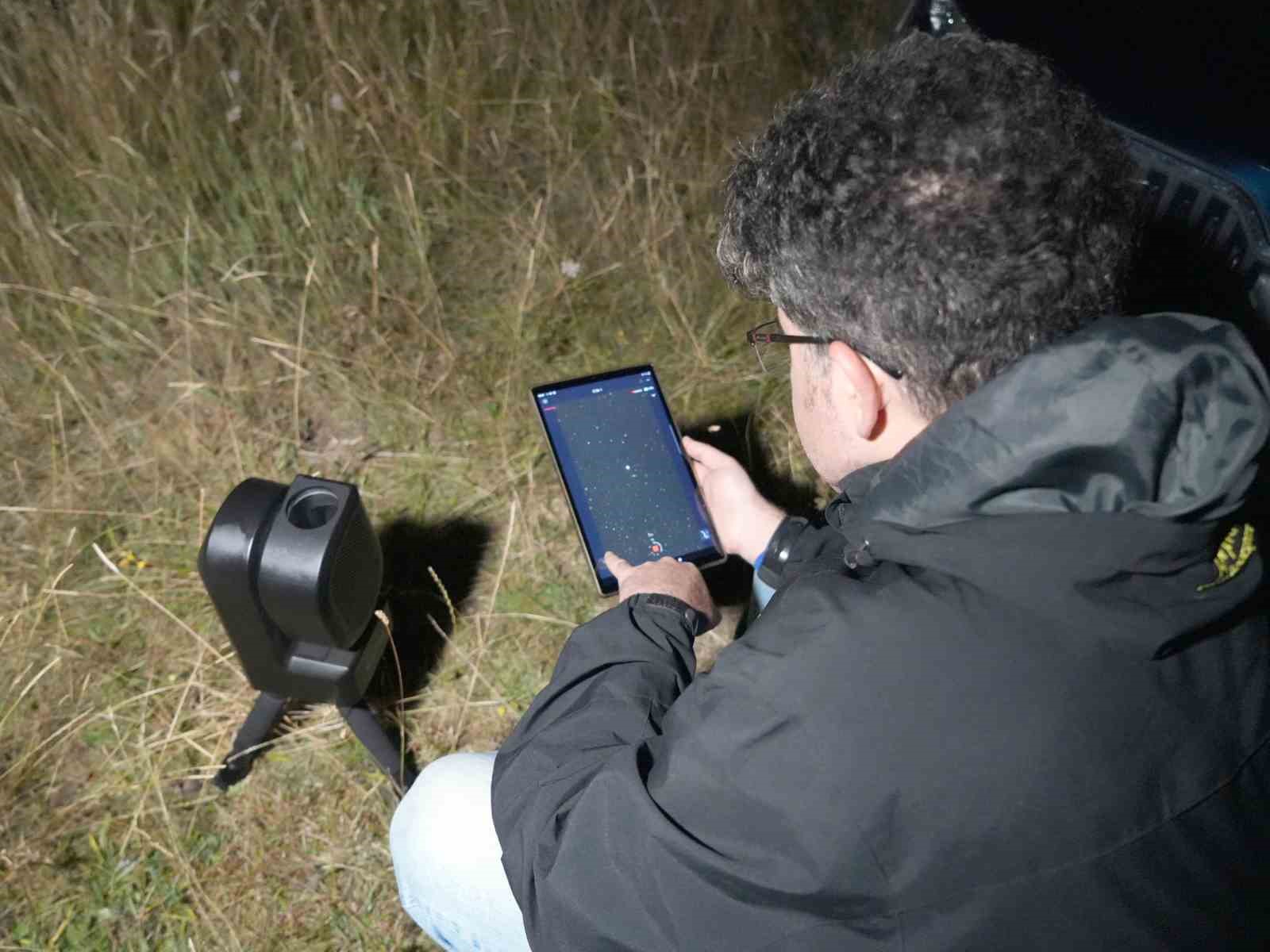 Kastamonu’da gökyüzü meraklıları Perseid meteor yağmurunu izledi